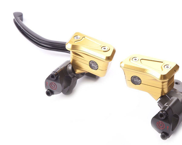 MOTO CORSE Machined from solid Brake and Clutch oil reservoirs kit for Brembo radial racing pumps 107147080