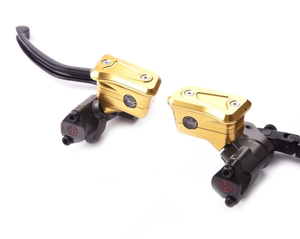 MOTO CORSE Machined from solid Brake and Clutch oil reservoirs kit for Brembo radial racing pumps 107147070