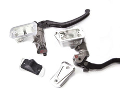 MOTO CORSE Machined from solid Brake and Clutch oil reservoirs kit for Brembo radial racing pumps 107147080