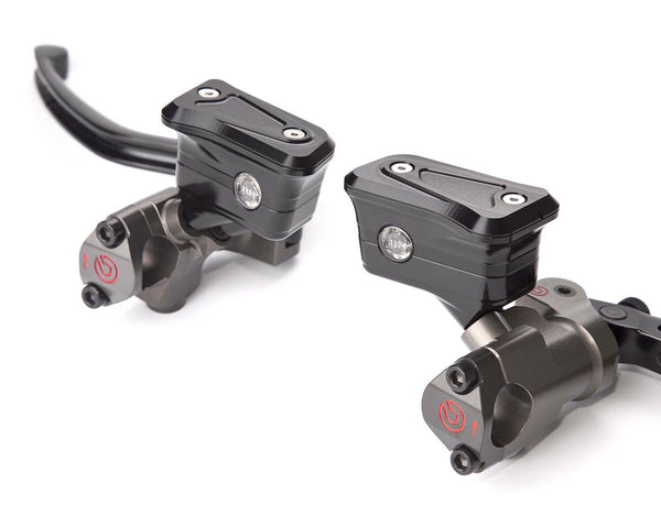 MOTO CORSE Machined from solid Brake and Clutch oil reservoirs kit for Brembo radial racing pumps 107147070