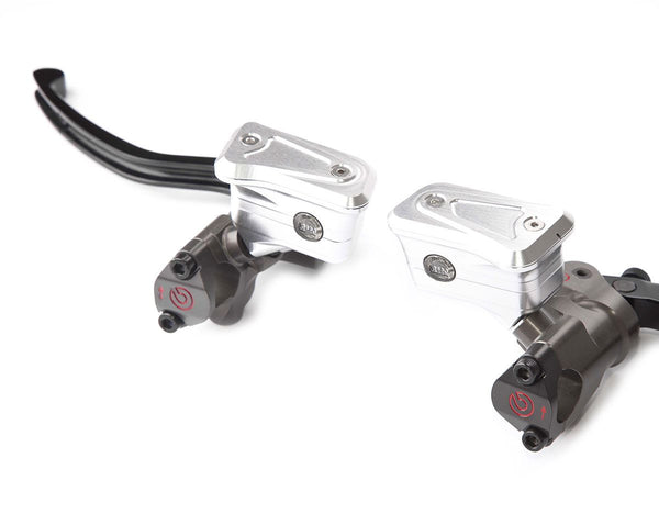 MOTO CORSE Machined from solid Brake and Clutch oil reservoirs kit for Brembo radial racing pumps 107147080