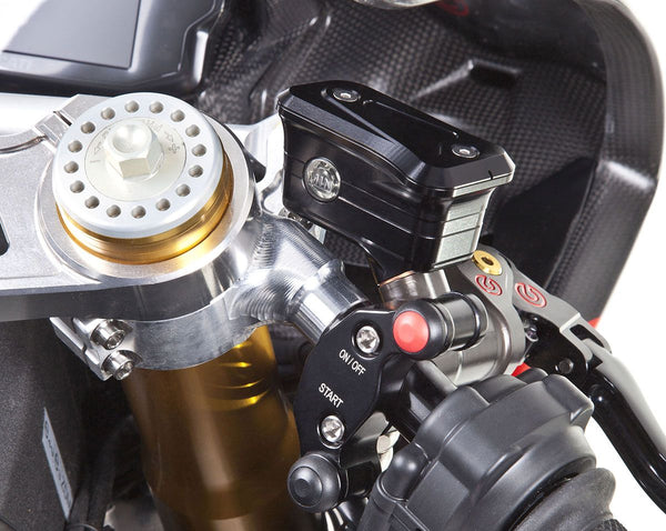 MOTO CORSE Machined from solid Brake and Clutch oil reservoirs kit for Brembo radial racing pumps 107147080