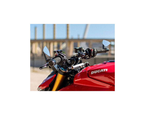 MOTO CORSE Machined from solid Brake and Clutch oil reservoirs kit for Brembo semi-radial OEM pumps Streetfighter V4 MY2020