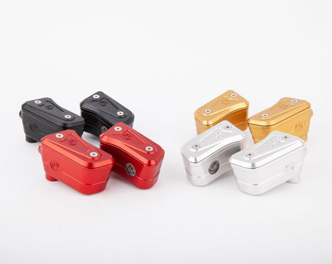 MOTO CORSE Machined from solid Brake and Clutch oil reservoirs kit for Brembo semi-radial OEM pumps Streetfighter V4 MY2020