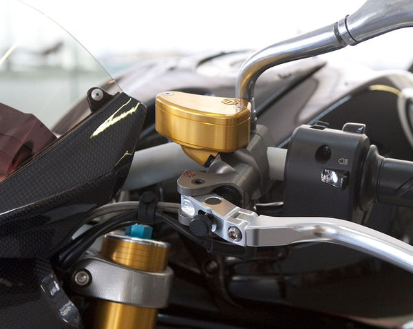 MOTO CORSE Machined from solid Brake oil reservoir for Brembo radial master cylider 104147032