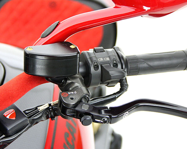 MOTO CORSE Machined from solid Brake oil reservoir for Brembo radial master cylider 104147032