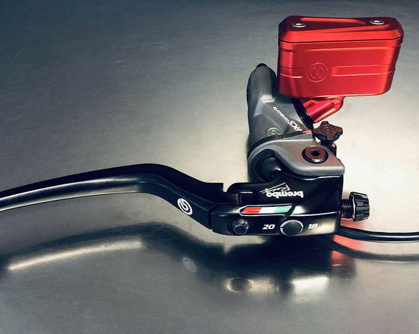 MOTO CORSE Machined from solid Brake oil reservoir kit for Brembo RCS "CORSA CORTA" pump - Sport 107147024