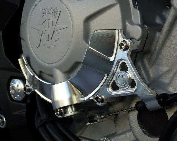 MOTO CORSE Machined from solid clutch cover protection with clutch cable bracket 104110045