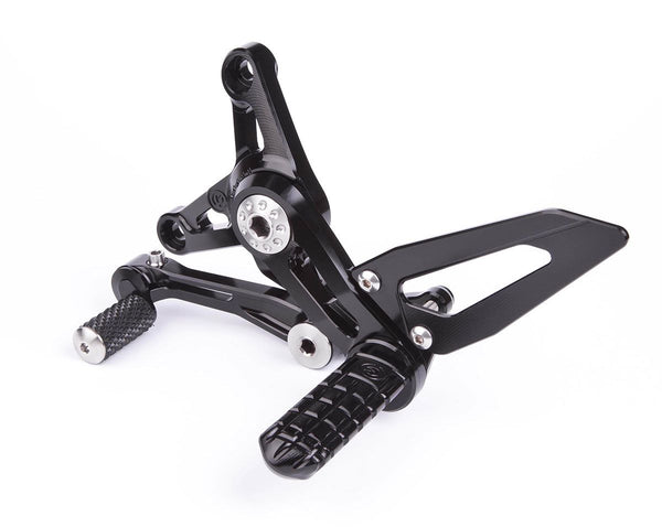 MOTO CORSE Machined from solid complete riding adjustable footpegs kit F3/B3/Dragster EURO4 104191120