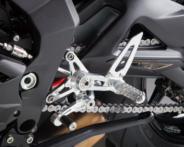 MOTO CORSE Machined from solid complete riding adjustable footpegs kit F3/B3/Dragster EURO4 104191120