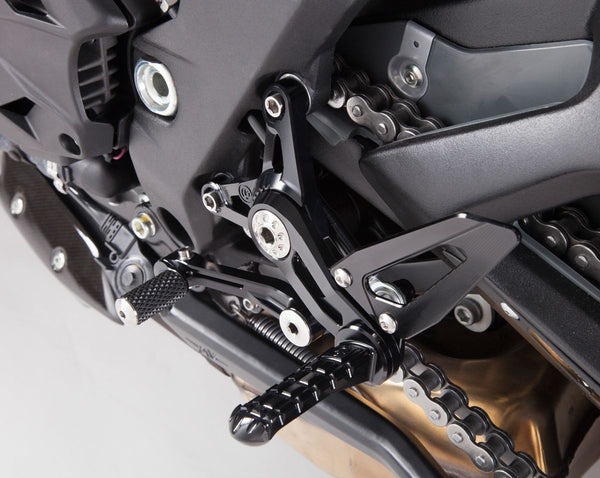 MOTO CORSE Machined from solid complete riding adjustable footpegs kit F3/B3/Dragster EURO4 104191120