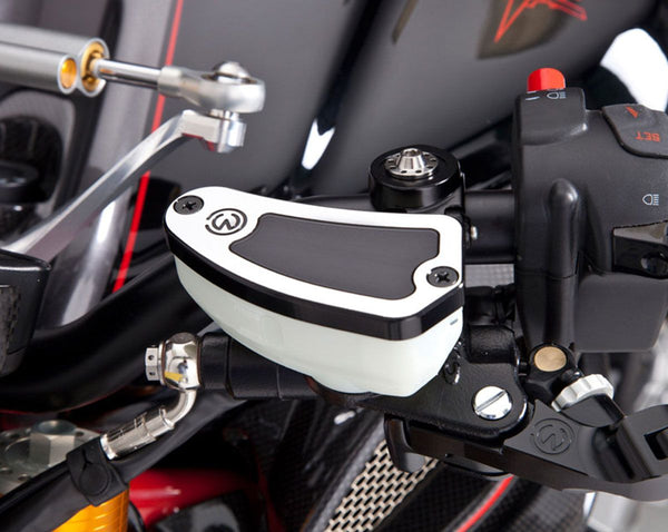 MOTO CORSE Machined from solid oil reservoir cap for OEM Nissin clutch master cylinder 104147008