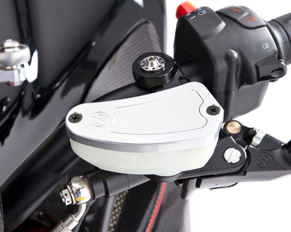 MOTO CORSE Machined from solid oil reservoir cap for OEM Nissin clutch master cylinder 104147008