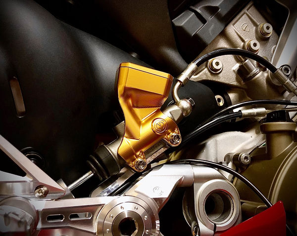 MOTO CORSE Machined from solid Rear Brake oil reservoir kit for Brembo OEM pump Panigale V2/V4 - Streetfighter V2/V4