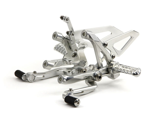 MOTO CORSE Machined from solid riding adjustable footpegs kit with titanium screws 102191185