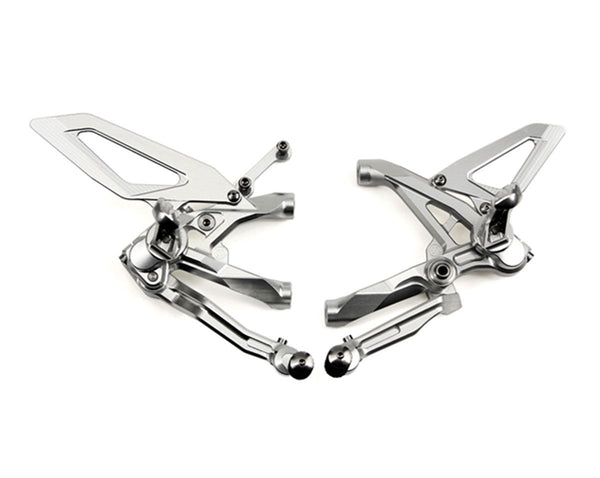 MOTO CORSE Machined from solid riding adjustable footpegs kit with titanium screws 102191185