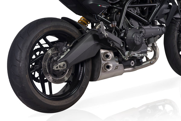 QD EXHAUST DUCATI Ducati Monster 797 Ex-Box Evo2 EX-BOX SILVER