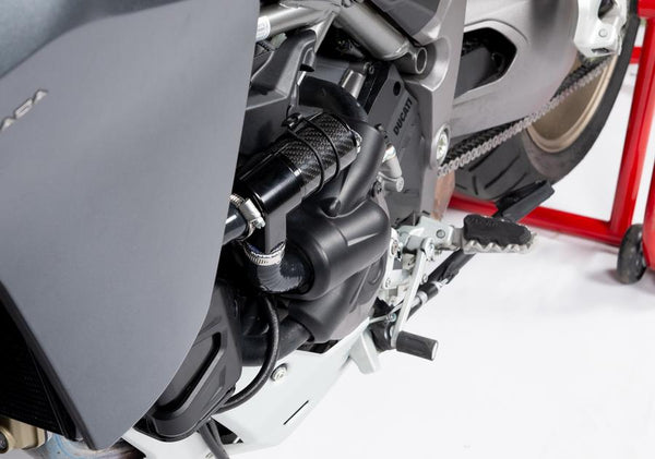 MONZATECH MWP SUPER-SMART PLUG'N'PLAY COOLING SYSTEM KIT CONTROLLED BY AN INDEPENDENT ECU: DUCATI MULTISTRADA 1260