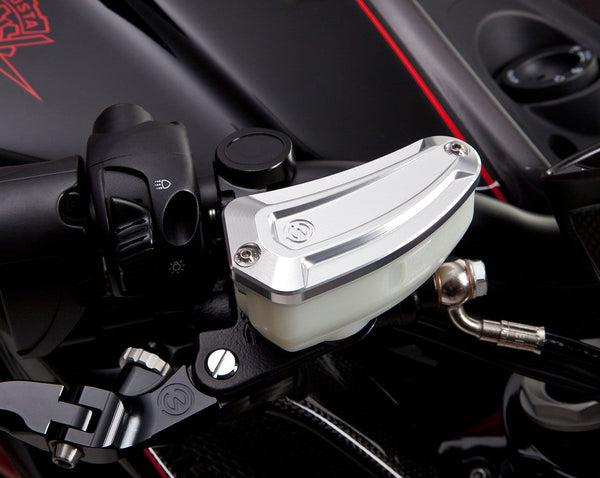 MOTO CORSE New Design oil reservoir cap with Titanium screws for OEM Nissin brake master cylinder 104147051
