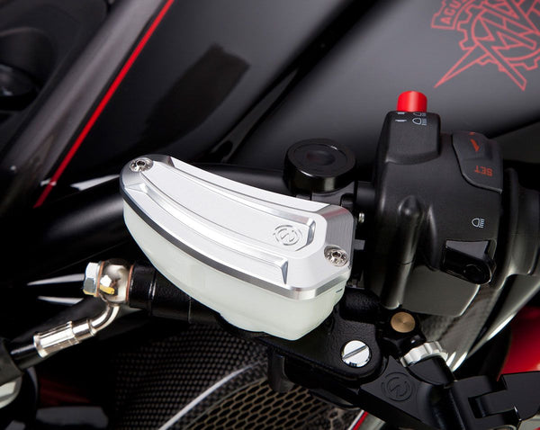 MOTO CORSE New Design oil reservoir cap with Titanium screws for OEM Nissin clutch master cylinder 104147052