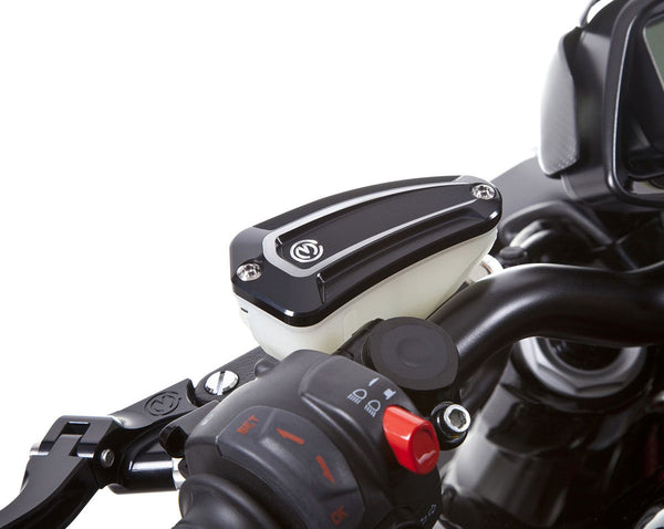 MOTO CORSE New Design oil reservoir cap with Titanium screws for OEM Nissin clutch master cylinder 104147052