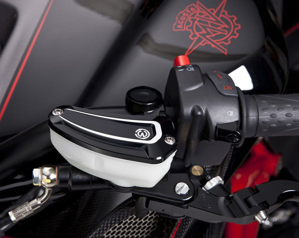 MOTO CORSE New Design oil reservoir cap with Titanium screws for OEM Nissin clutch master cylinder 104147052