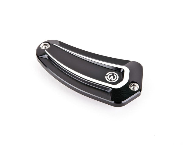 MOTO CORSE New Design pair oil reservoir caps with Titanium screws for OEM Nissin clutch and brake master cylinders 104147050