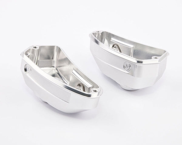 MOTO CORSE Pair oil tanks for OEM Nissin clutch and brake master cylinders (without caps) 104147011