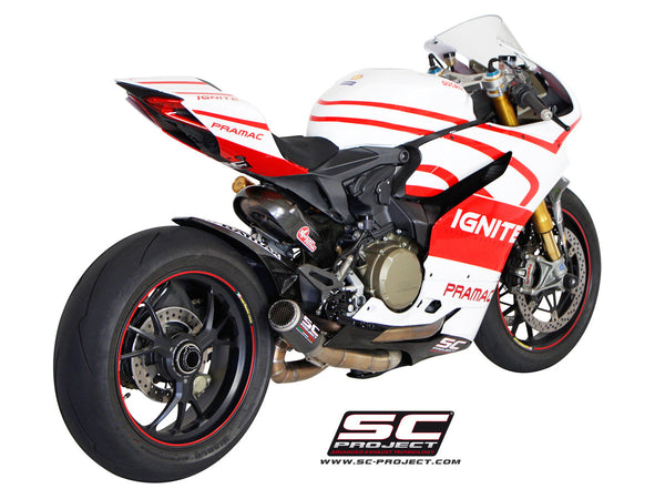 SC PROJECT DUCATI PANIGALE 1199 CR-T EXHAUST WITH LINK PIPE