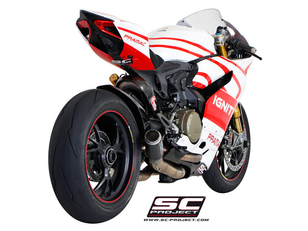 SC PROJECT DUCATI PANIGALE 1199 CR-T EXHAUST WITH LINK PIPE