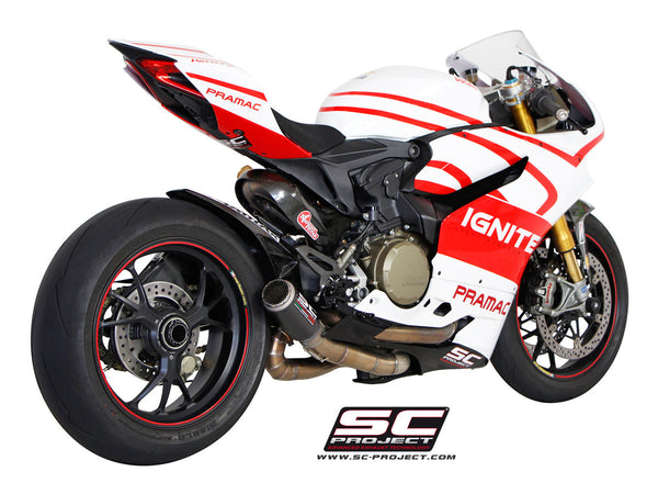 SC PROJECT DUCATI PANIGALE 1199 CR-T EXHAUST WITH LINK PIPE