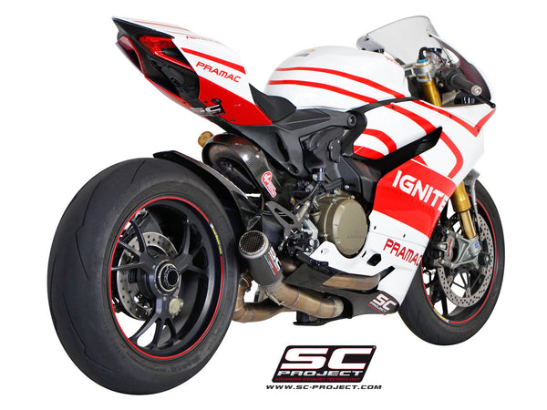 SC PROJECT DUCATI PANIGALE 1199 CR-T EXHAUST WITH LINK PIPE
