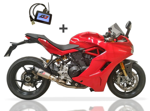 QD EXHAUST DUCAT Bundle offer! Ducati Supersport Gunshot 60 + QD ECU Tuning