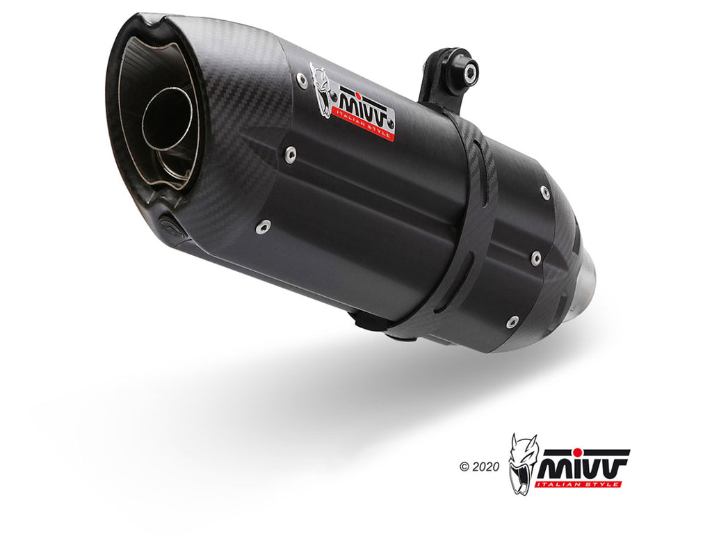 MIVV DUCATI MULTISTRADA 1260 2018 > 2020 SUONO BLACK STAINLESS STEEL Exhausts D.033.S9
