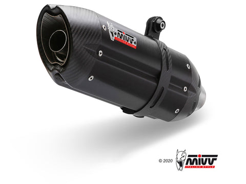 MIVV DUCATI MULTISTRADA 1260 2018 > 2020 SUONO BLACK STAINLESS STEEL Exhausts D.033.S9