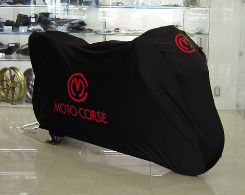 MOTOCORSE BIKE COVER BLACK COLOR "polyester/elastan" 800gr.