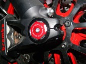 DUCABIKE PANIGALE V4 TRD02 - RIGHT FRONT WHEEL CAP BICOLOR