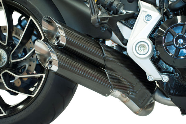 QD EXHAUST DUCAT Ducati X-Diavel Slash-Carbon