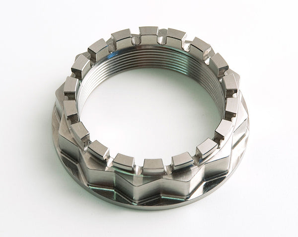 MOTOCORSE BILLET TITANIUM REAR SPROCKET AND WHEEL NUT